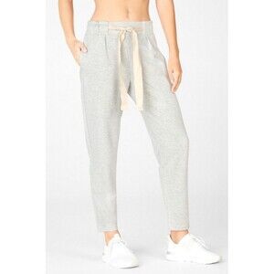 Fabletics Women's Light Grey Emery Tapered Pants Size XXS